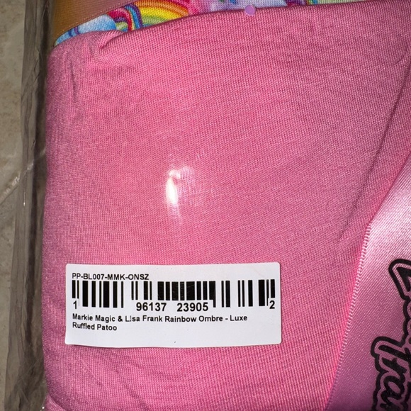 NIP Posh Peanut Lisa Frank® Markie Magic™ & Rainbow Ombre Luxe Ruffled Patoo - Picture 6 of 8